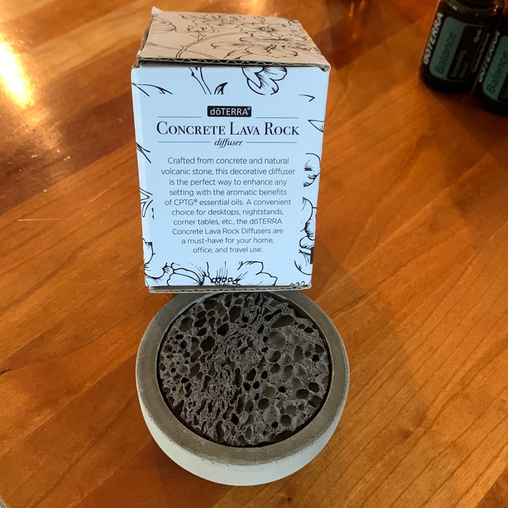 Concrete Lava Rock  diffuser (2 per box)